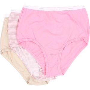 imageJockey Womens Underwear Organic Cotton Stretch Logo Modern Brief  3 PackMulti