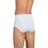 imageJockey Mens Underwear Briefs  Classic Full Rise Design Pack of 6  Authentic Mens Underwear for Comfort and QualityWhite