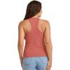 imageJockey Womens Activewear Organic Cotton Stretch Racerback TankTerracotta