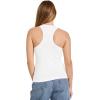 imageJockey Womens Activewear Organic Cotton Stretch Racerback TankWhite