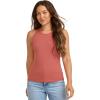 imageJockey Womens Activewear Organic Cotton Stretch Racerback TankTerracotta
