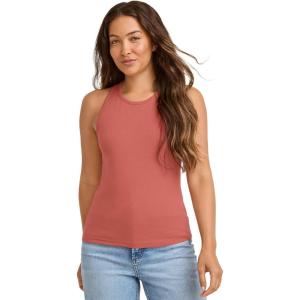 imageJockey Womens Activewear Organic Cotton Stretch Racerback TankTerracotta