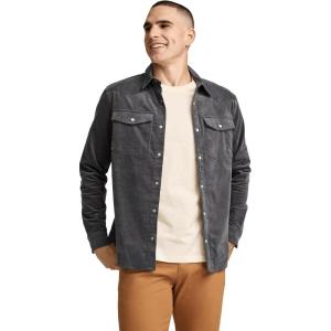 imageJockey Outdoors Mens Casualwear Corduroy ShirtGrey