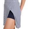 imageJockey Womens Activewear EVERACTIVE Wrap Front Skirt with Builtin ShortNavy Jess Stripe