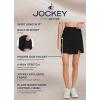 imageJockey Womens Activewear EVERACTIVE Wrap Front Skirt with Builtin ShortOatmeal Heather