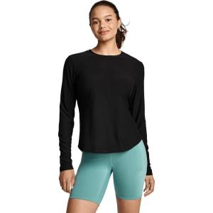imageJockey Womens Activewear EVERACTIVE Long Sleeve TeeDeep Black