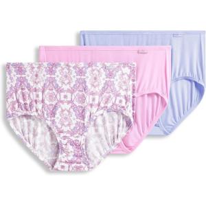 imageJockey Womens Underwear Supersoft Brief  3 PackCrafted Damask