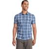 imageJockey Outdoors Mens Casualwear Short Sleeve Utility ShirtPredictably Marina Plaid