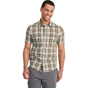 imageJockey Outdoors Mens Casualwear Short Sleeve Utility ShirtPredictably Brunswick Plaid