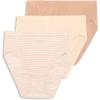 imageJockey Womens Underwear Elance Breathe French Cut  3 PackWhisper StripeSheer PeachLight