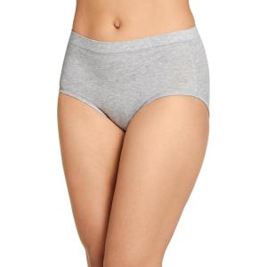 imageJockey Womens Underwear Cotton Stretch Hi CutGrey Heather
