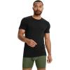 imageJockey Mens Undershirt Cool Cotton Stretch Crew Neck UndershirtBlack