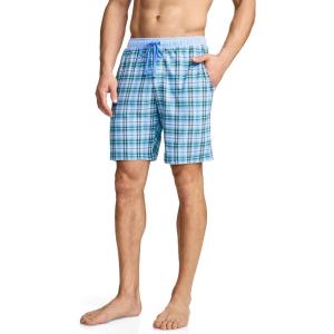 imageJockey Mens Sleepwear Ultra Soft Cooling Sleep ShortField Day Plaid