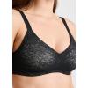 image:imageJockey Womens Bra Smooth amp Sleek Lace Full Coverage Wirefree TShirt BraBlack