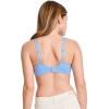 image:imageJockey Womens Bra Smooth amp Sleek Lace Full Coverage Wirefree TShirt BraPicasso Blue