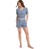 image:imageJockey Womens Sleepwear Organic Cotton Stretch ShortFeeder Stripe