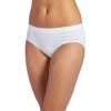 image:imageJockey Womens Underwear Matte amp Shine Seamfree HipsterWhite