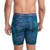 image:imageJockey Mens Underwear Active Microfiber 9 Long Leg Boxer Brief  3 PackFuture DuskDark PsychedelicOcean Sky