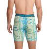 image:imageJockey Mens Underwear Active Microfiber 9 Long Leg Boxer Brief  3 PackNorthern LightPsychedelicTrue Navy