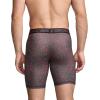 image:imageJockey Mens Underwear Active Microfiber 9 Long Leg Boxer Brief  3 PackStriated Steel