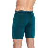 image:imageJockey Mens Underwear Active Microfiber 9 Long Leg Boxer Brief  3 PackTeal BreezeJagged Cool OmbreDeep Lagoon