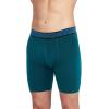 image:imageJockey Mens Underwear Active Microfiber 9 Long Leg Boxer Brief  3 PackTeal BreezeJagged Cool OmbreDeep Lagoon