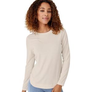 image:imageJockey Womens Activewear EVERACTIVE Long Sleeve Crew Neck TeeSandy Heather