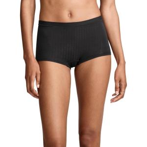 image:imageJockey Womens Underwear Light amp Airy BoyshortBlack Night
