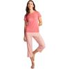image:imageJockey Womens Sleepwear Soft Cool CapriDawn Stripe