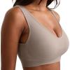 image:imageJockey Womens Bra Seamfree Back Smoothing BraletteGrey Seed