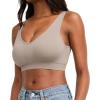image:imageJockey Womens Bra Seamfree Back Smoothing BraletteGrey Seed