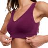 image:imageJockey Womens Bra Seamfree Back Smoothing BraletteVintage Plum