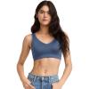 image:imageJockey Womens Bra Seamfree Back Smoothing BraletteNocturne Blue