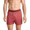 image:imageJockey Mens Underwear Active Microfiber 45 BoxerRed Lights