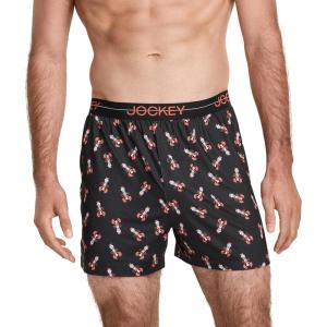 image:imageJockey Mens Underwear Active Microfiber 45 BoxerLucky Lobsters