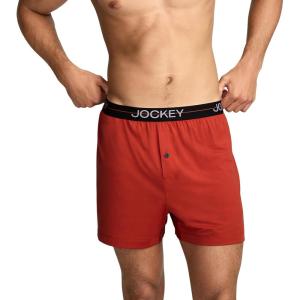 image:imageJockey Mens Underwear Active Microfiber 45 BoxerPainted Desert