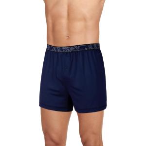 image:imageJockey Mens Underwear Active Microfiber 45 BoxerTrue Navy