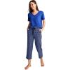 image:imageJockey Womens Sleepwear Organic Cotton Stretch CapriNavy Stars