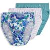 image:imageJockey Womens Underwear Elance Breathe Brief  3 PackCoveRain StripeLuscious Blue Bloom