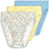 image:imageJockey Womens Underwear Plus Size Elance French Cut  3 PackLight YellowDitsy DaisyBlue Stardust