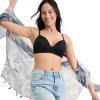 image:imageJockey Womens Bra Smooth amp Sleek Microfiber Demi Coverage Wirefree TShirt BraBlack Night