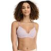 image:imageJockey Womens Bra Smooth amp Sleek Microfiber Demi Coverage Wirefree TShirt BraTempest Leopard