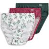 image:imageJockey Womens Underwear Plus Size Elance French Cut  3 PackCactus PineSmall Blizzard DotDiamond White Mistletoe