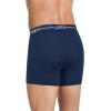 image:imageJockey Mens Underwear Organic Cotton Stretch 4 Trunk  3 PackLake SkyTornado BlueInk Well