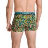 image:imageJockey Mens Underwear True Style 4 Trunk  3 PackBright TropicsBlackShoreline Stripe