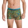 image:imageJockey Mens Underwear True Style 4 Trunk  3 PackBright TropicsBlackShoreline Stripe