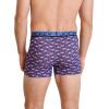 image:imageJockey Mens Underwear True Style 4 Trunk  3 PackFlamingo GeoTrue NavyDetail Stripe