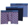 Flamingo Geo/True Navy/Detail Stripe