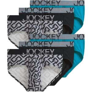 image:imageJockey Mens Underwear ActiveStretch Brief  6 PackMidnight Geo