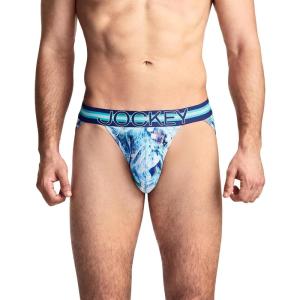 image:imageJockey Mens Underwear Sport Stability Pouch Microfiber String BikiniBlue Stones